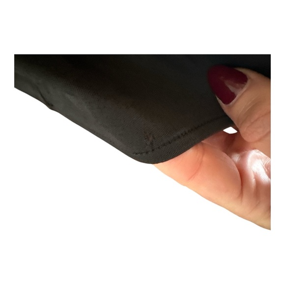 BCBGMAXAZRIA Magdalena Black Sheer Draped Jersey Gown Dress XXS Formal Maxi - Picture 11 of 15